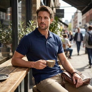 Polo maille piquée 240g - fabrication europe personnalisable