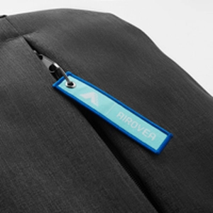 Porte-clés en tissu avec votre logo tissé sur une ou deux faces personnalisable