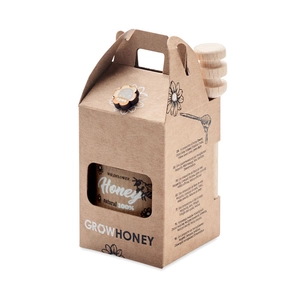 Pot de miel de fleurs sauvages 50g personnalisable