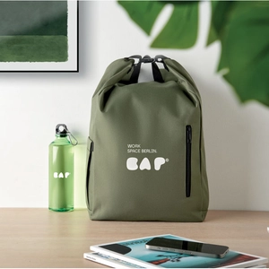 Sac à dos pour ordinateur portable de 15 pouces en polyester 600D RPET personnalisable