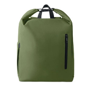 Sac à dos pour ordinateur portable de 15 pouces en polyester 600D RPET personnalisable
