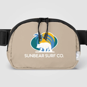 Sac banane rPET en nylon à fermeture éclair - 1.2 L personnalisable