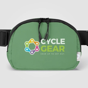 Sac banane rPET en nylon à fermeture éclair - 1.2 L personnalisable