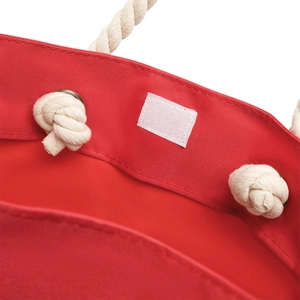 Sac de plage en polyester 300D - cordes en coton et œillets métal personnalisable