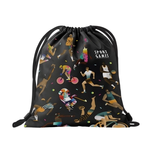 Sac ficelle 100% personnalisable en polyester waterproof 190G/M² - fabrication Europe