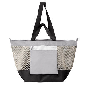 Sac fourre-tout en maille recyclée pliable – 45 L personnalisable