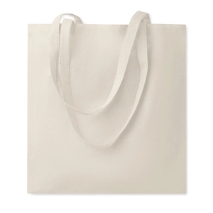 Sac shopping en coton organique avec de longues poignées 180 gr/m2 personnalisable