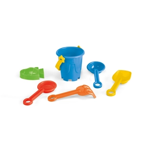 Seau de plage en PP avec 5 accessoires personnalisable