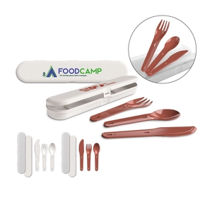 Set de couverts réutilisables en plastique - fabrication France