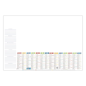 Sous-main publicitaire avec calendrier
