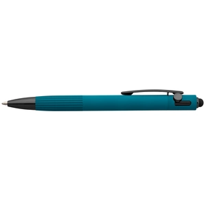 Stylo à bille en aluminium recyclé - mécanisme à bouton-poussoir et stylet personnalisable