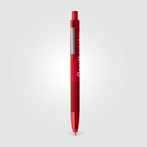 Stylo aluminium recyclé, monochrome - stylet anti-stress personnalisable