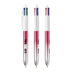 Stylo BIC® 4 Couleurs® Bicolor personnalisable