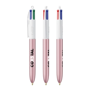 Stylo BIC® 4 Couleurs Glacé personnalisable