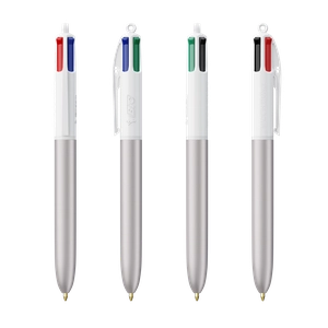 Stylo BIC® 4 Couleurs Glacé personnalisable