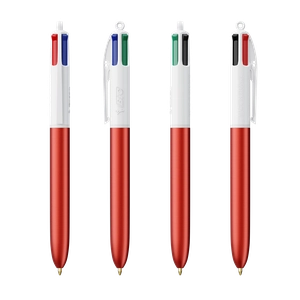 Stylo BIC® 4 Couleurs Glacé personnalisable