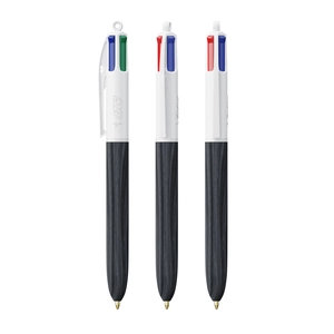Stylo BIC® 4 Couleurs Wood Style personnalisable