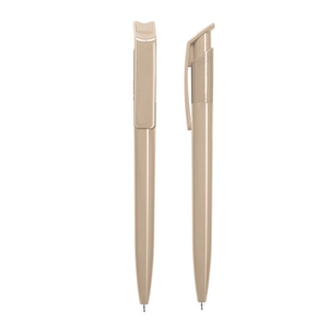 Stylo bille en plastique recyclé RPET - écriture bleue personnalisable