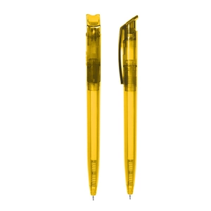 Stylo bille en plastique recyclé RPET - écriture bleue personnalisable