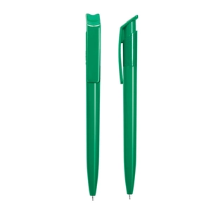 Stylo bille en plastique recyclé RPET - écriture bleue personnalisable