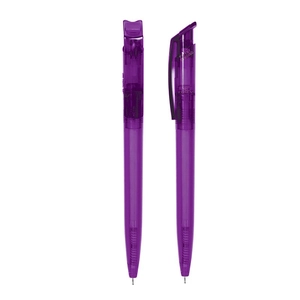 Stylo bille en plastique recyclé RPET - écriture bleue personnalisable