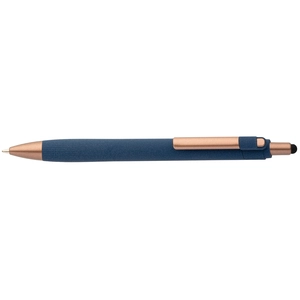 Stylo bille stylet - plastique recyclé - finition bronze personnalisable