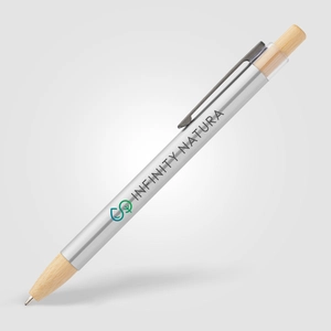 Stylo en acier inoxydable recyclé personnalisable