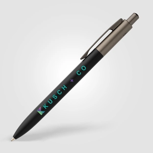 Stylo en aluminium recyclé avec finition métal canon de fusil personnalisable