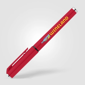 Stylo gel monochrome en plastique recyclé personnalisable