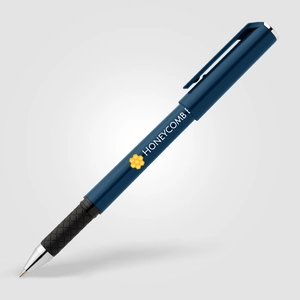 Stylo gel monochrome en plastique recyclé personnalisable