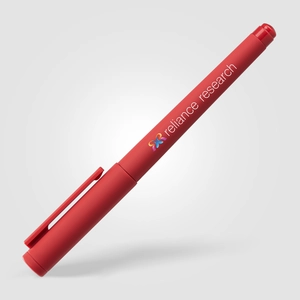 Stylo gel - plastique recyclé - monochrome personnalisable