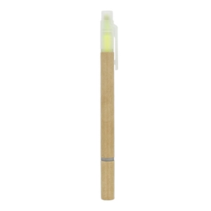 Surligneur papier combiné à un stylo à bille personnalisable