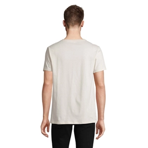 T-shirt col V, 100 % coton semi-peigné ringspun personnalisable
