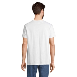 T-shirt col V, 100 % coton semi-peigné ringspun personnalisable