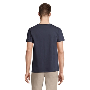 T-shirt col V, 100 % coton semi-peigné ringspun personnalisable