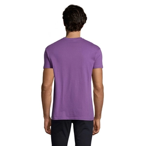 T-shirt homme col rond, 100% coton semi-peigné ringspun personnalisable