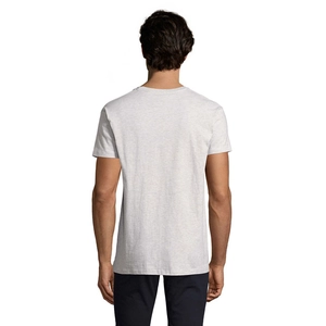 T-shirt homme col rond, 100% coton semi-peigné ringspun personnalisable
