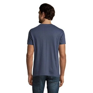 T-shirt homme col rond, 100% coton semi-peigné ringspun personnalisable