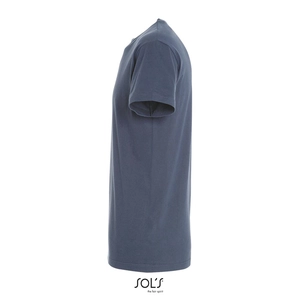 T-shirt homme col rond, 100% coton semi-peigné ringspun personnalisable