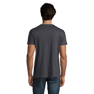 T-shirt homme col rond, 100% coton semi-peigné ringspun personnalisable