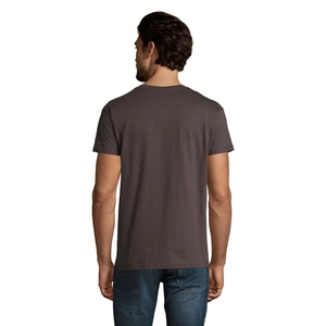 T-shirt homme col rond, 100% coton semi-peigné ringspun personnalisable