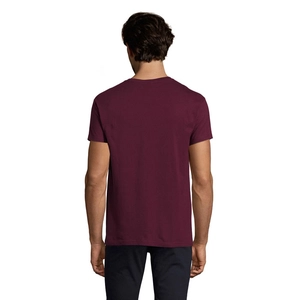 T-shirt homme col rond, 100% coton semi-peigné ringspun personnalisable