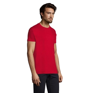 T-shirt homme col rond, 100% coton semi-peigné ringspun personnalisable