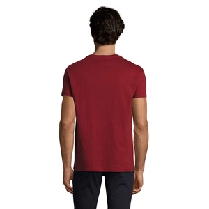 T-shirt homme col rond, 100% coton semi-peigné ringspun personnalisable