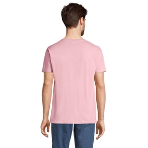 T-shirt homme col rond, 100% coton semi-peigné ringspun personnalisable