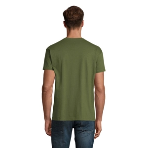 T-shirt homme col rond, 100% coton semi-peigné ringspun personnalisable
