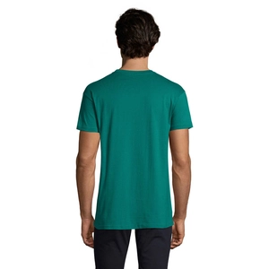 T-shirt homme col rond, 100% coton semi-peigné ringspun personnalisable