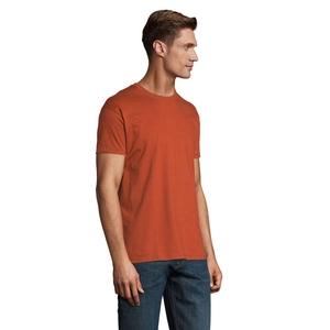 T-shirt homme col rond, 100% coton semi-peigné ringspun personnalisable