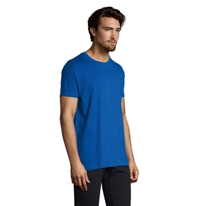 T-shirt homme col rond, 100% coton semi-peigné ringspun personnalisable