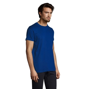 T-shirt homme col rond, 100% coton semi-peigné ringspun personnalisable